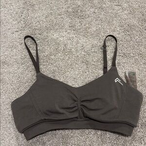 Oner active taupe micro sports bra
